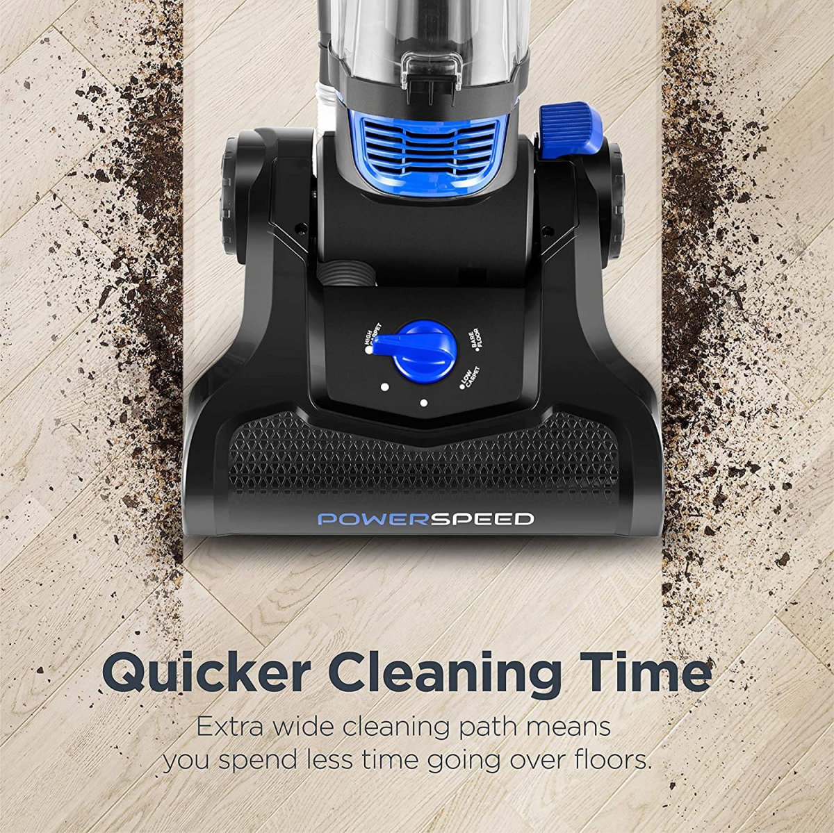 Eureka Aspirador vertical potente y liviano para alfombras y pisos duros, PowerSpeed, nuevo modelo NEU280 - Imagen 6