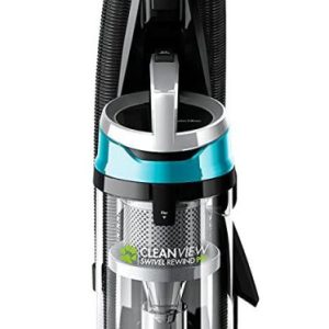 BISSELL 2254 CleanView Swivel Rewind Aspiradora vertical sin bolsa para mascotas, rebobinado automático de cable