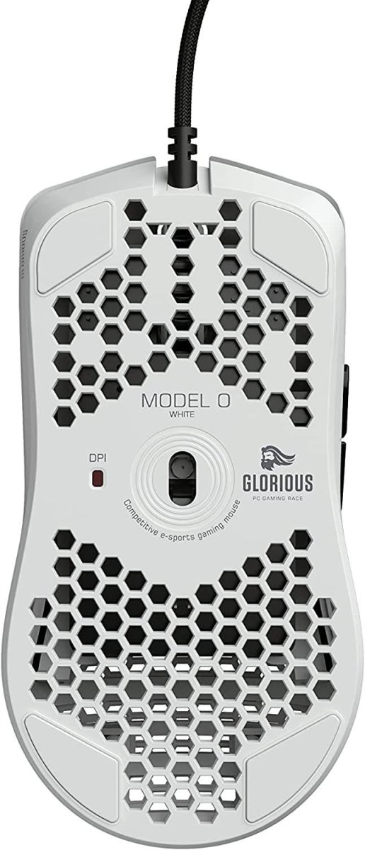 Glorious Gaming Mouse - Model O 67 g Superlight Honeycomb Mouse, Matte White Mouse - Imagen 6
