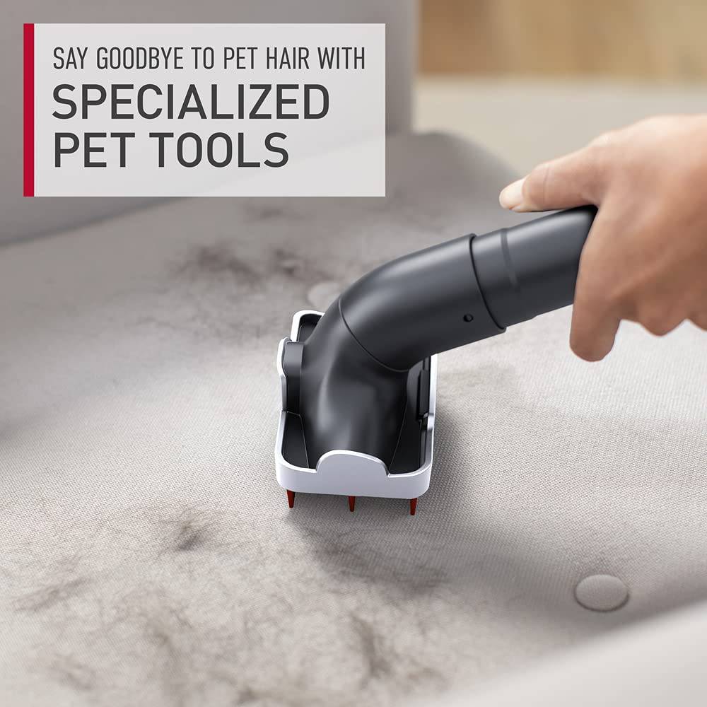 Hoover MAXLife Elite Swivel XL Aspiradora para mascotas con filtración de medios HEPA, vertical sin bolsa para múltiples superficies para alfombras y pisos duros, UH75250, gris - Imagen 5