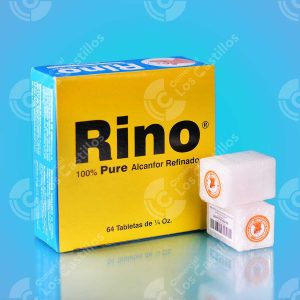 Alcanfor refinado Rino 64tabletas
